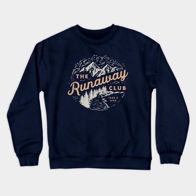 The Runaway Club Crewneck Sweatshirt by mscarlett